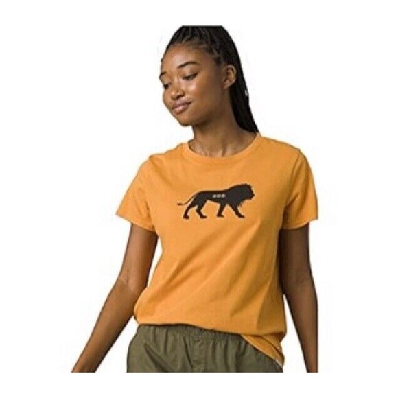 PrAna Women's Graphic Tshirt Journeyman 2.0 Tee Solstice Sea Lion XS NWT - Picture 1 of 7